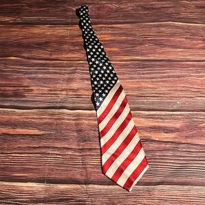United We Stand American Flag Tie